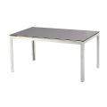 6-Person Outdoor Dining Table Set with Glass Top - 11D01G