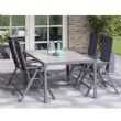 5 Pieces Aluminum Garden Dining Furniture Set - 11D01L
