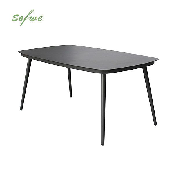 Modern Garden 5mm Printed Glass Tabletop Outdoor Dining Table - 11D26E