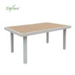 Outdoor Rectangular Patio Dining Table with Heat Transfer WPC Tabletop - 11D26G