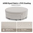 94-Inch Round Dining Table Covers with Air Vent Factory Supply - 90A38A