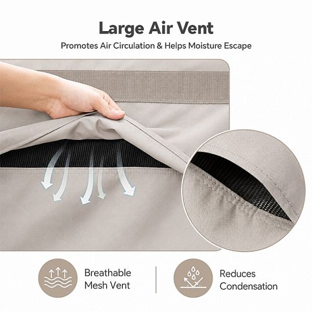 Wholesale Large Rectangular Dining Set Covers with Air Vent - 90A39A
