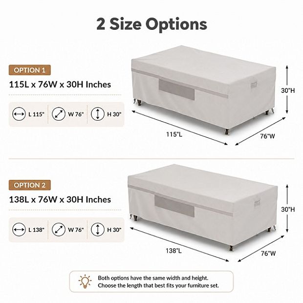 Wholesale Large Rectangular Dining Set Covers with Air Vent - 90A39A