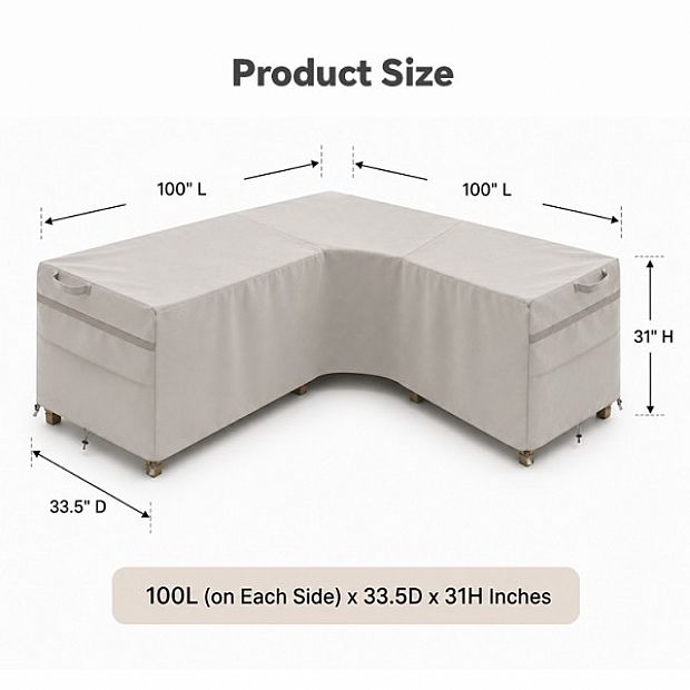 Wholesale L-Shaped Sectional Sofa Covers - 90A41A