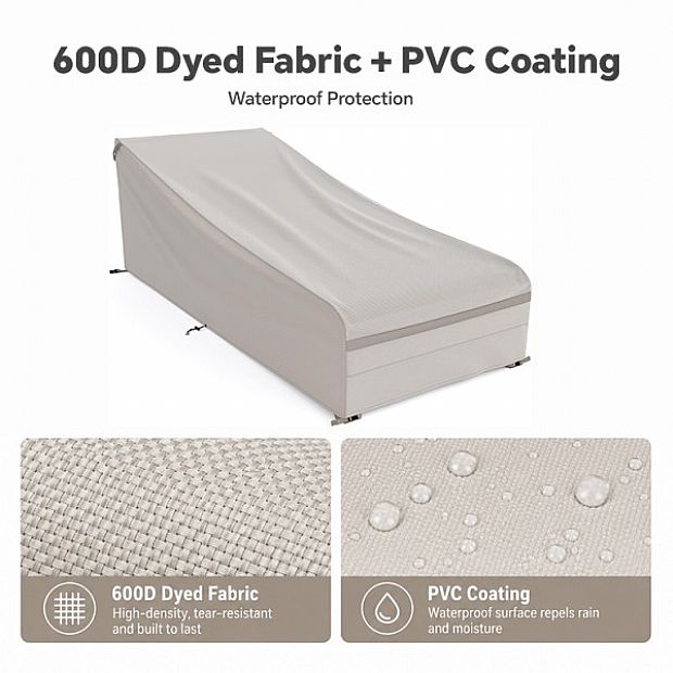 Wholesale Sun Lounger Covers with 600D Oxford Fabric - 90A42A