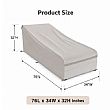 Wholesale Sun Lounger Covers with 600D Oxford Fabric - 90A42A
