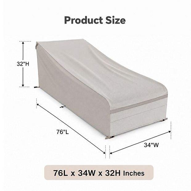 Wholesale Sun Lounger Covers with 600D Oxford Fabric - 90A42A