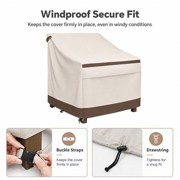 Wholesale Two-Tone Chair Covers with PVC Coating - 91A02A