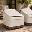 Wholesale Two-Tone Chair Covers with PVC Coating - 91A02A