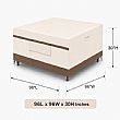 Wholesale Two-Tone Square Sofa Set Covers - 91A04A