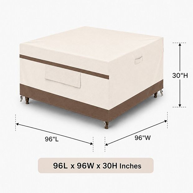 Wholesale Two-Tone Square Sofa Set Covers - 91A04A