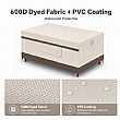 Two-Tone Rectangular Table Covers in Bulk - 91A05A