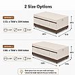 Two-Tone Rectangular Table Covers in Bulk - 91A05A