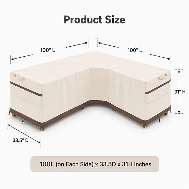 Wholesale Two-Tone Sectional Covers Factory Supply - 91A06A
