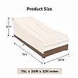 Custom Two-Tone Sun Lounger Covers Wholesale - 91A07A