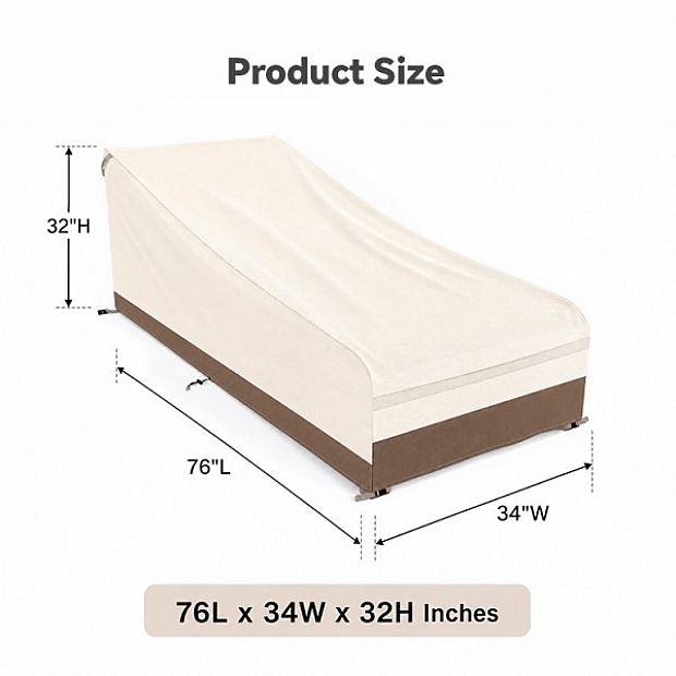Custom Two-Tone Sun Lounger Covers Wholesale - 91A07A