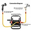 Wholesale Portable Garden Hose Reel with Manual Crank - 10Z01A