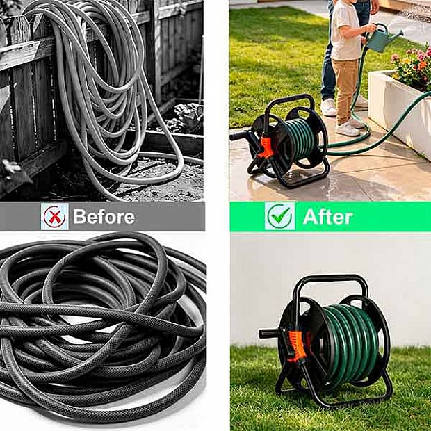 Wholesale Portable Garden Hose Reel with Manual Crank - 10Z01A