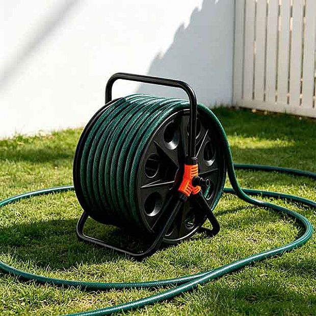 Wholesale 40-60m Garden Hose Reel Stand with Foldable Crank - 10Z01B