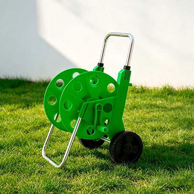 Wholesale 60m Garden Hose Reel Cart with Wheels and Adjustable Handle - 10Z01C