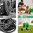 Wholesale 50m Portable Garden Hose Reel Cart with Wheels, Manual Crank and Powder-Coated Iron Frame - 10Z01D