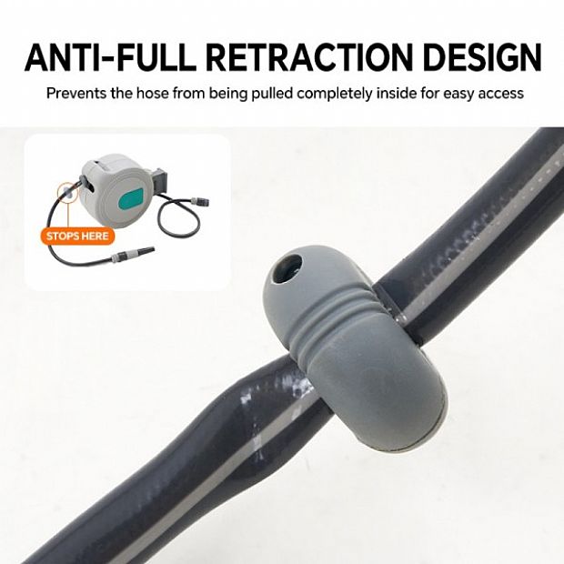 Wholesale 10m Automatic Retractable Garden Hose Reel with 180° Swivel Wall Mount - 10Z01F