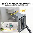 Wholesale 10m Automatic Retractable Garden Hose Reel with 180° Swivel Wall Mount - 10Z01F