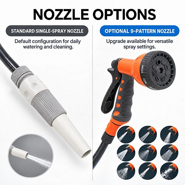 Wholesale 40m Automatic Retractable Garden Hose Reel with 180° Swivel Wall Mount for Outdoor Watering - 10Z01I