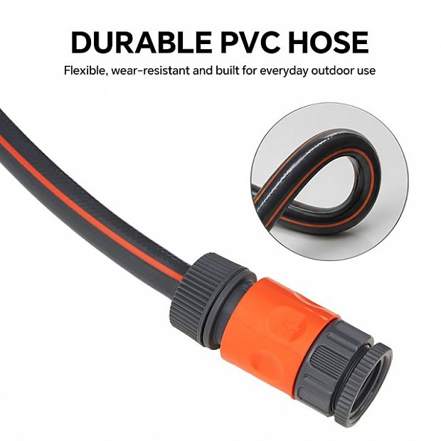 Wholesale 40m Automatic Retractable Garden Hose Reel with 180° Swivel Wall Mount for Outdoor Watering - 10Z01I