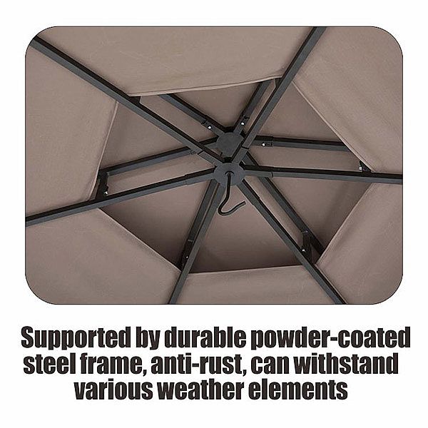 Hexagonal Outdoor Luxury Pavilion Tent - 10G01W