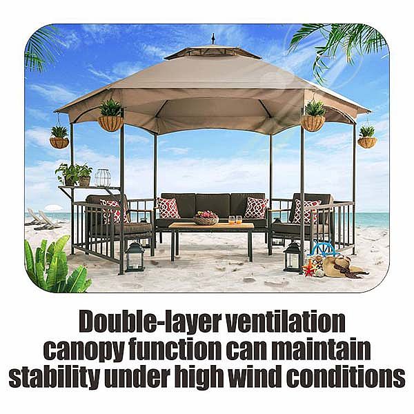 Hexagonal Outdoor Luxury Pavilion Tent - 10G01W