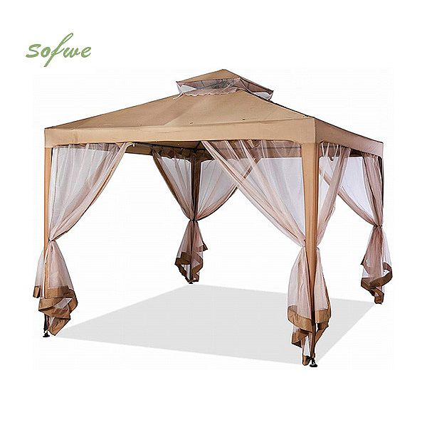 Outdoor pop-up pavilion with mesh - 10G02B