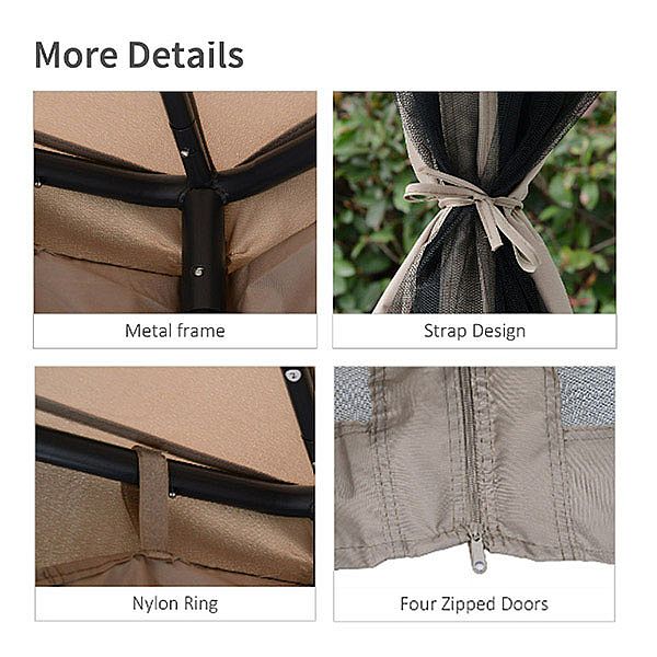 2-Storey Metal Roof Party Tent - 10G02C