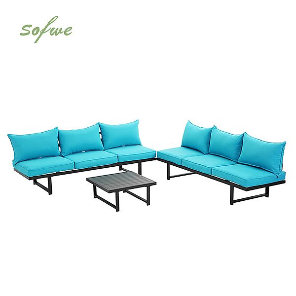 Luxury Outdoor Metal Furniture Pool Lounge Set - 11C01B