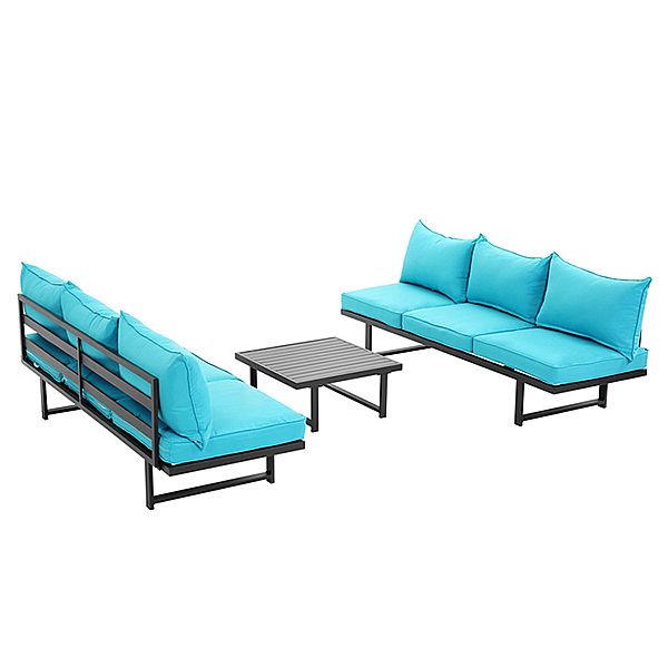 Luxury Outdoor Metal Furniture Pool Lounge Set - 11C01B