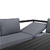 Cast Aluminum Garden Sofa Set with Table and Stool - 11C01F