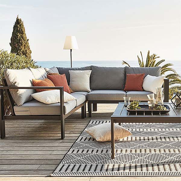 5-Seater Aluminum Outdoor Modular Sofa - 11C01I