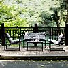 Cast Iron Aluminum Outdoor Courtyard Furniture Set - 11C01O