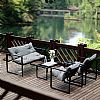 Cast Iron Aluminum Outdoor Courtyard Furniture Set - 11C01O
