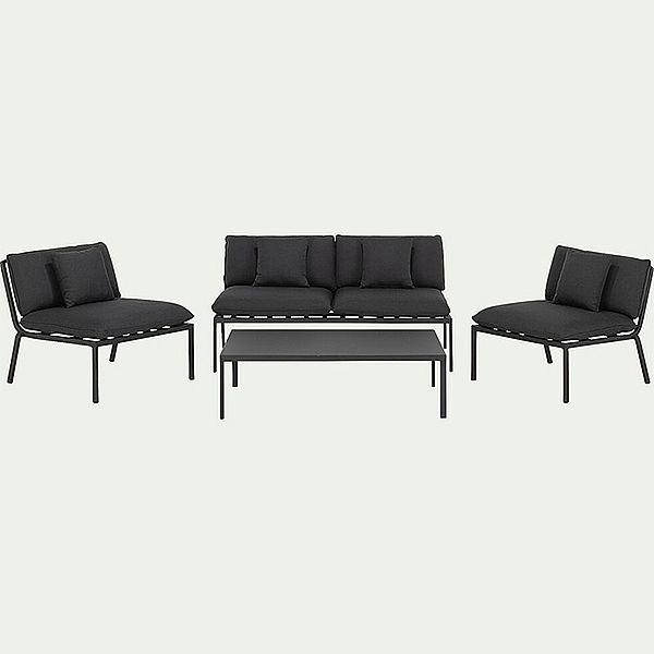 Metal Aluminum 4-piece Outdoor Sofa Set - 11C01R