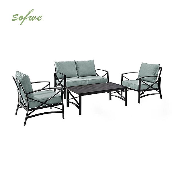 Metal Aluminum 4-piece Conversation Set - 11C01S