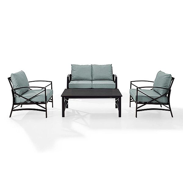 Metal Aluminum 4-piece Conversation Set - 11C01S