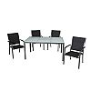 Grey 7-Piece Aluminum Outdoor Dining Set - 11D01A
