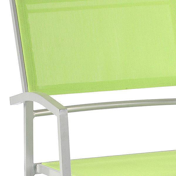 Green 6-Piece Aluminum Outdoor Dining Set - 11D01D