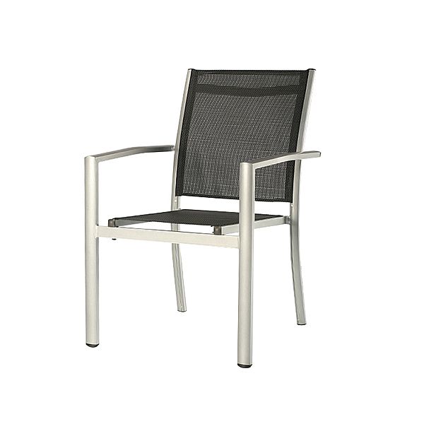 6-Person Outdoor Dining Table Set with Glass Top - 11D01G