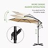 Outdoor Offset Hanging Parasol Patio Umbrellas Wholesale - 11U01R