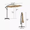 Outdoor Offset Hanging Parasol Patio Umbrellas Wholesale - 11U01R