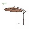 Durable Solar-powered LED Outdoor Offset Hanging Umbrella Wholesale for Commercial Pools and Patios - 11U01W