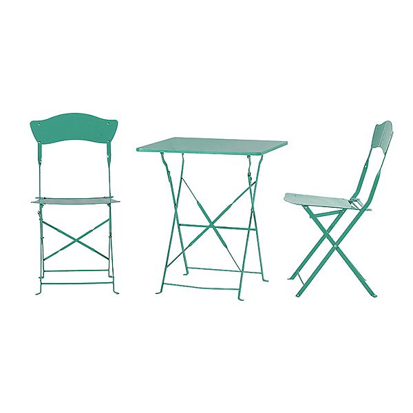 Metal Outdoor Folding Patio Table And Chairs - 10B01F