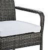 3 Piece Wicker Rattan Outdoor Bistro Set - 10B01Q